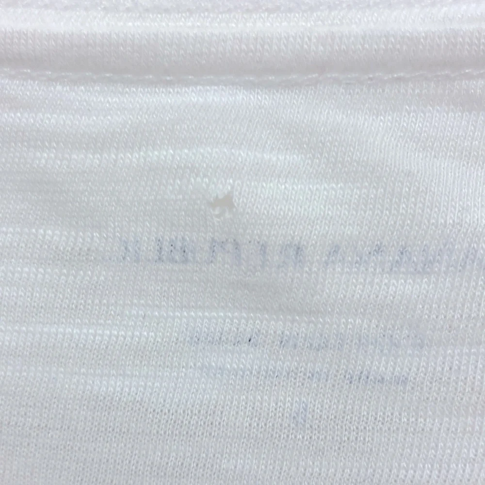 🎉3 For $10🎉New Banana Republic White Cotton Slub T-Shirt  Size S - Picture 5 of 6